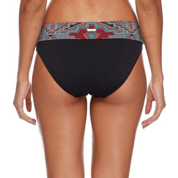 NWOT Skye black & multicolour print bikini bottom - Picture 4 of 7